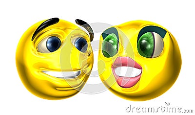 Smilies Stock Photo