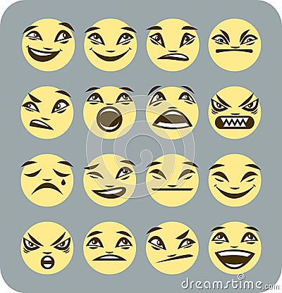 Smilies Vector Illustration