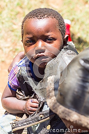 Smiling African child Editorial Stock Photo