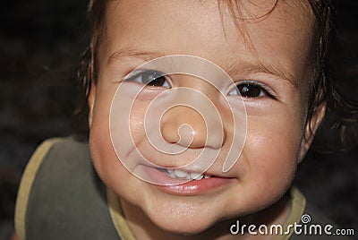 Smiling baby Stock Photo