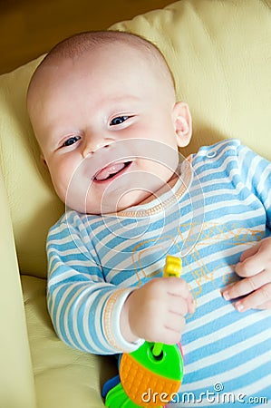 Smiling baby Stock Photo