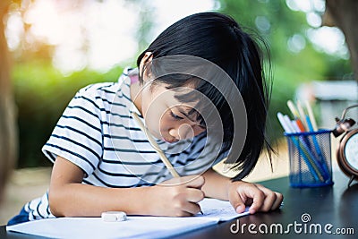 Smiling beautiful girl portrait stock photo Stock Photo