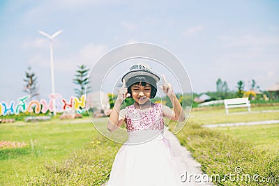 Smiling beautiful girl portrait stock photo Stock Photo