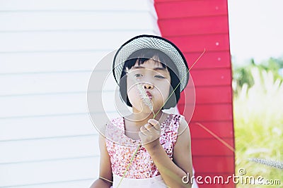 Smiling beautiful girl portrait stock photo Stock Photo