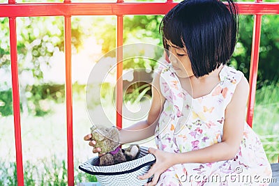 Smiling beautiful girl portrait stock photo Stock Photo