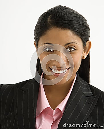 Smiling businesswoman. Stock Photo