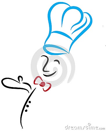 Smiling chef Vector Illustration