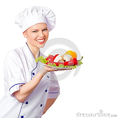 https://thumbs.dreamstime.com/x/smiling-chef-woman-happy-offering-plate-natural-pure-vegetables-beautiful-caucasian-female-cook-portrait-isolated-white-30741598.jpg