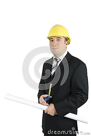 Smiling engineer Stock Photo