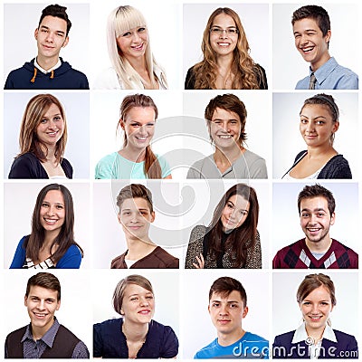 Smiling faces Stock Photo