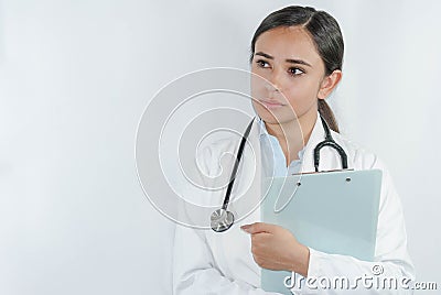 Smiling female doctor Stock Photo