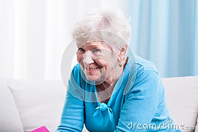 Smiling grandma Stock Photo