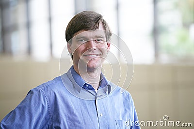 Smiling handsome businesman Stock Photo