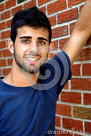 Smiling handsome man Stock Photo