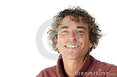 Smiling handsome man Stock Photo