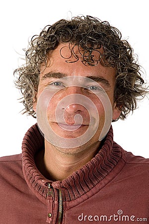 Smiling handsome young man Stock Photo