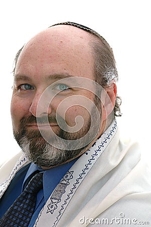 Smiling jewish man Stock Photo