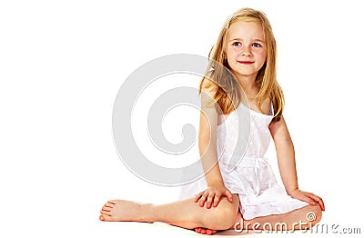 Smiling little girl Stock Photo