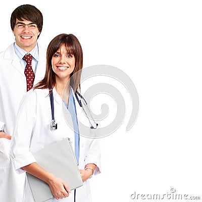 Smiling medical people Stock Photo