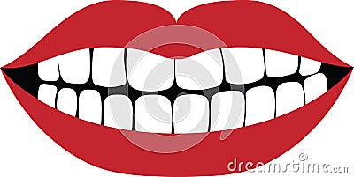 Smiling Mouth Stock Photo