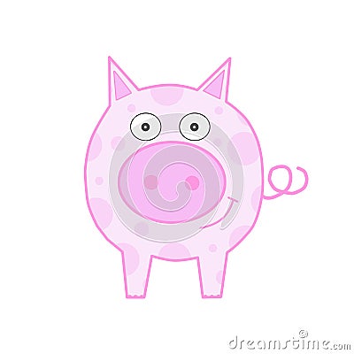 Smiling pig Stock Photo