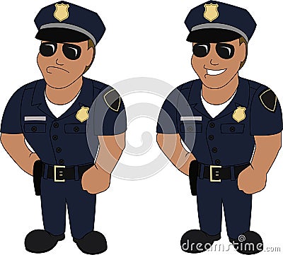 Police officer Vector Illustration