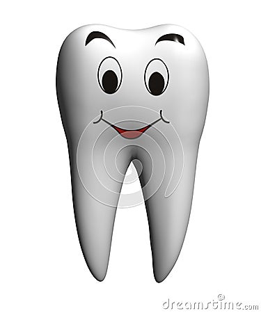 Smiling tooth Stock Photo