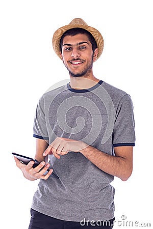 Smiling young man Stock Photo