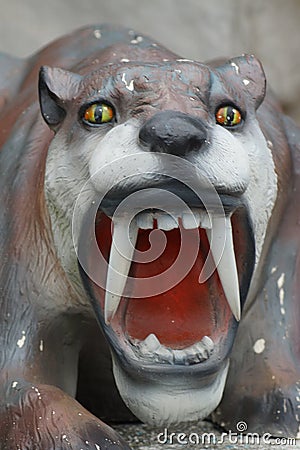 Smilodon Stock Photo