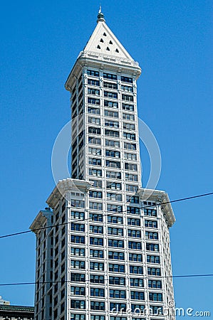 Smith Tower - Seattle, Washington Editorial Stock Photo