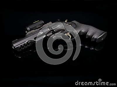 Smith and Wesson Revolver Editorial Stock Photo