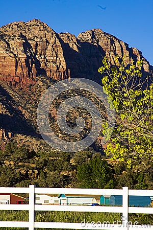 Smithsonian Butte near Apple Valley, Utah Stock Photo