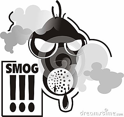 Smog Mask Stock Photo