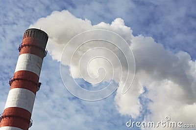 Smoke billowing Stock Photo