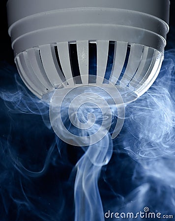 Smoke detector Stock Photo