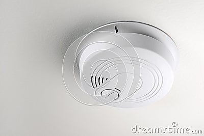 Smoke/Carbon Monoxide detector Stock Photo