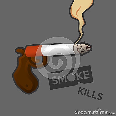 Smoke Kills Stock Photo