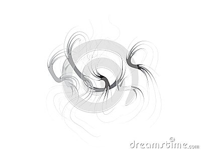 Smoke lines Graphic Vector Design Vector Illustration
