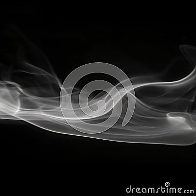 Smoke Mixed Black Background Beautiful Composition Stock Photo