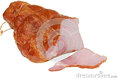 Smoked bacon Stock Photo