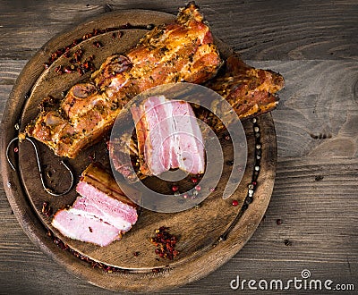 Meat delicacy Stock Photo