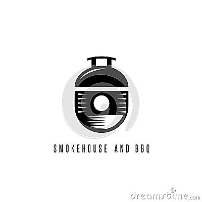 Smokehouse and bbq vector concept Vector Illustration