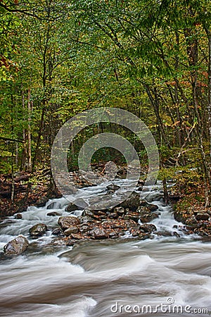 Smokey Mountain River Stock Photo