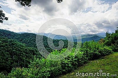 Smokey mountains Stock Photo