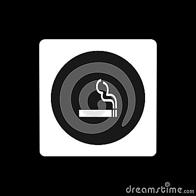 Smoking icon,sing,illustration Cartoon Illustration