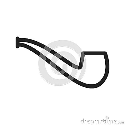 Smoking Pipe Vector Illustration