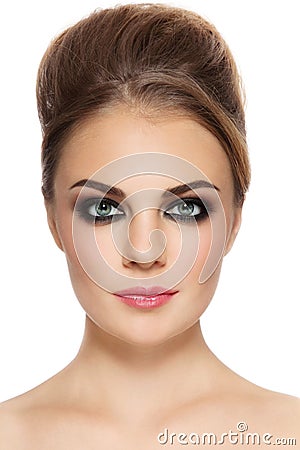 Smoky eyes Stock Photo