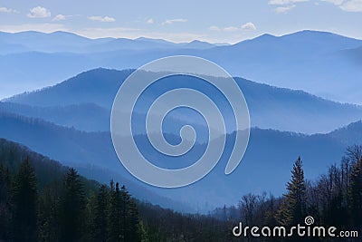 Smoky Mountains Stock Photo