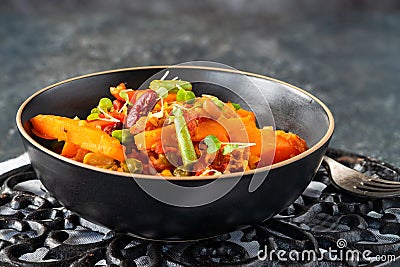 Vegetable jambalaya Stock Photo