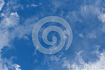 SMOKY WISPY CLOUD Stock Photo